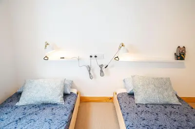 Cama o camas de una habitación en Can KIKA