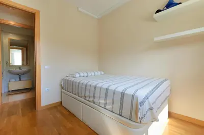 Cama o camas de una habitación en LETS HOLIDAYS Beautiful apartment with pool Tossa 2