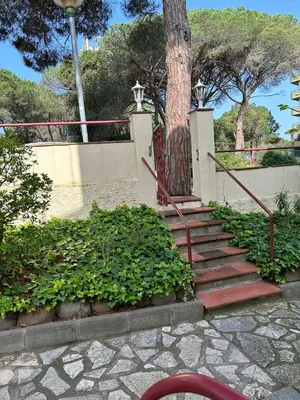 Jardín al aire libre en Apartamento Vacacional Platja D'Aro-S'Agaró