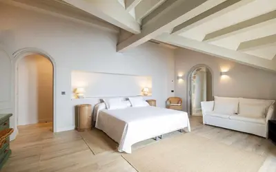 Cama o camas de una habitación en Luxury Villa Tossa de Mar – Frente al Mar