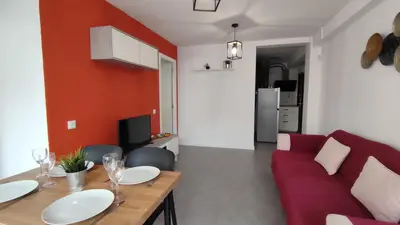 Una cocina o zona de cocina en VILLAS COSETTE Apartamento Hossne
