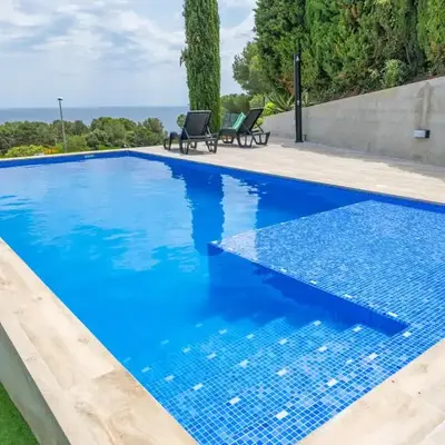 Villa Santa Cristina Primera Línea Playa Piscina Barbacoa Aire Acondicionado