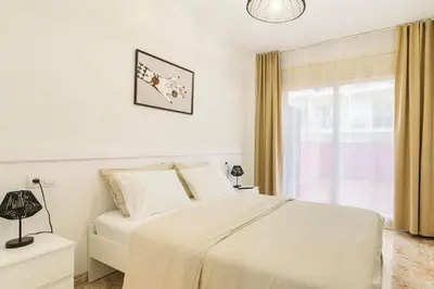 Cama o camas de una habitación en Grand Apartament Lloret
