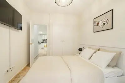 Cama o camas de una habitación en Grand Apartament Lloret