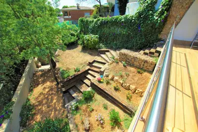 Jardín al aire libre en V&V LLORET- Villa Suecia
