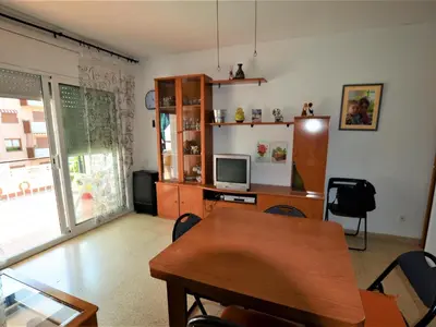 Una cocina o zona de cocina en Apartament Verd 4 pax LLoret de Mar