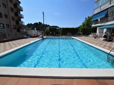 Piscina en o cerca de Apartament Verd 4 pax LLoret de Mar