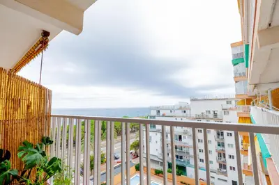 Un balcón o terraza de Sea view apartments