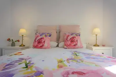 Cama o camas de una habitación en Flateli Lorenzana 17