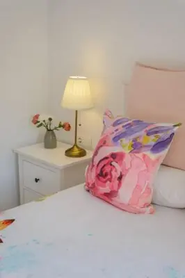 Cama o camas de una habitación en Flateli Lorenzana 17