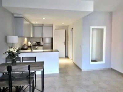 Una cocina o zona de cocina en AL35 - Bonito apartamento a 200 metros de la playa