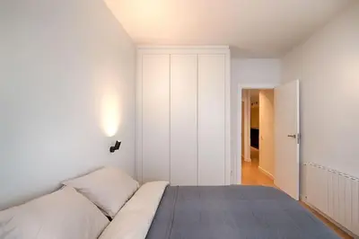 Cama o camas de una habitación en Apartament Girona Center