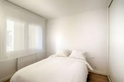 Cama o camas de una habitación en Apartament Girona Center