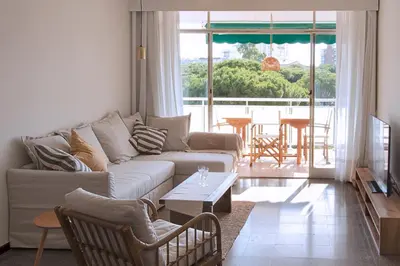 Zona de estar de Precioso apartamento en Platja d'Aro, Costa Brava.