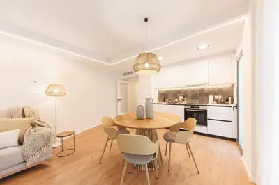 Una cocina o zona de cocina en Bravissimo Devesa, 3 bedrooms and near the parc