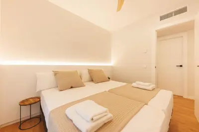 Cama o camas de una habitación en Bravissimo Devesa, 3 bedrooms and near the parc