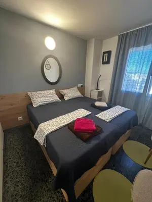 Cama o camas de una habitación en Sunnyside Lloret