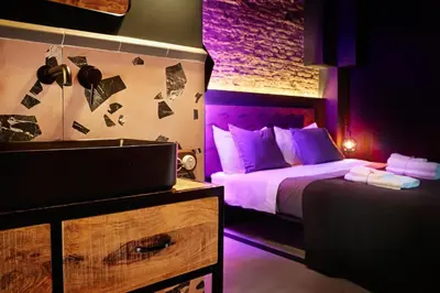 Cama o camas de una habitación en Dormsy Pension Boutique