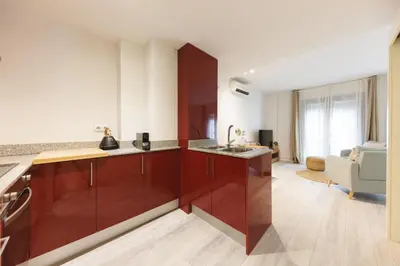 Una cocina o zona de cocina en Bravissimo Plaça Catalunya 1-2, Studio apartment
