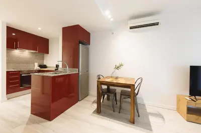Una cocina o zona de cocina en Bravissimo Plaça Catalunya 1-2, Studio apartment