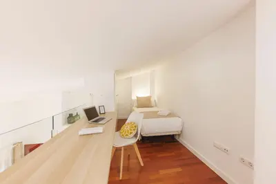Cama o camas de una habitación en Bravissimo Plaça Catalunya 2-1, Duplex apartment