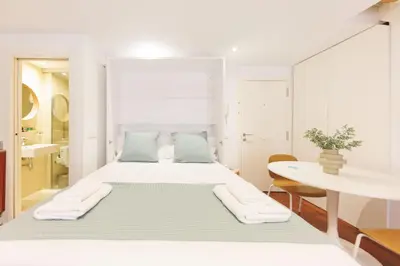 Cama o camas de una habitación en Bravissimo Plaça Catalunya 2-1, Duplex apartment