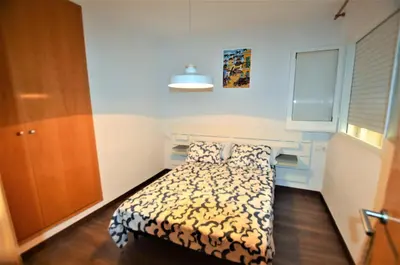 Cama o camas de una habitación en Apartment Sant Trop 5 pax Lloret de mar