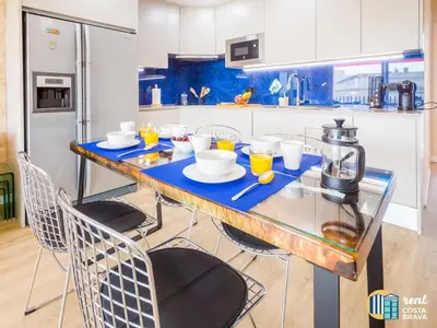 Una cocina o zona de cocina en Apartamento Panoramic en Platja d'Aro