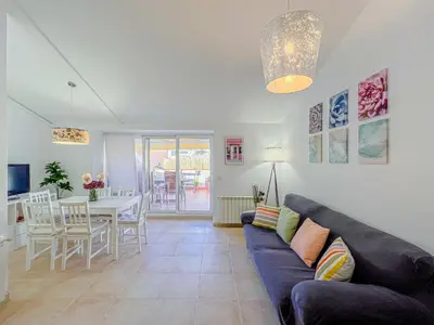 Zona de estar de Vivalidays Montserrat - Blanes