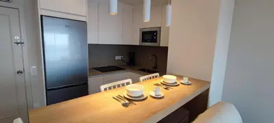 Una cocina o zona de cocina en LLOGUER30 Garbí Love, vistas espectaculares del mar