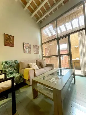 Zona de estar de Casa familiar duplex y parking gratis