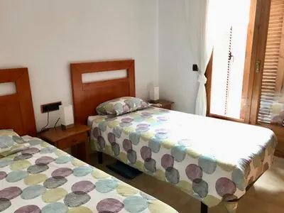 Cama o camas de una habitación en Calella centro