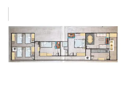 Plano de Girona Centro 7pax (3º) Parking* Car,Moto,Bike