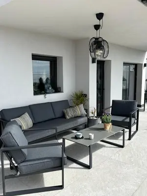 Zona de estar de Suite en estancia maravillosa y romántica ideal parejas
