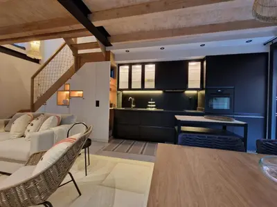 Una cocina o zona de cocina en Villa Bonica con Parking