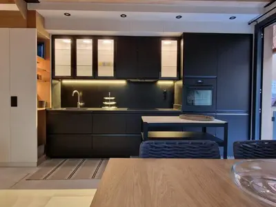 Una cocina o zona de cocina en Villa Bonica con Parking