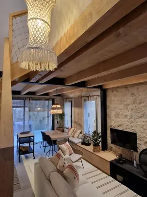 Zona de estar de Villa Bonica con Parking