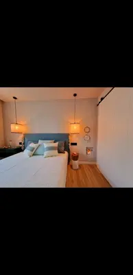 Cama o camas de una habitación en Villa Bonica con Parking