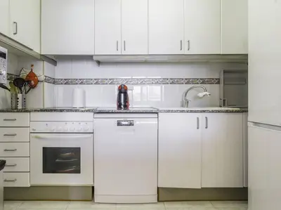 Una cocina o zona de cocina en Piso ideal para dos con balcón Platja d'Aro