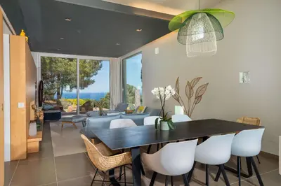Paisaje cerca de esta villa