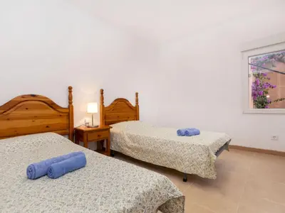 Cama o camas de una habitación en Apartment Rioja by Interhome