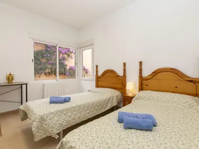 Cama o camas de una habitación en Apartment Rioja by Interhome
