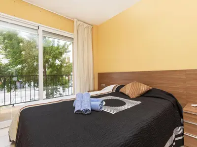 Cama o camas de una habitación en Apartment Puig Sapera by Interhome