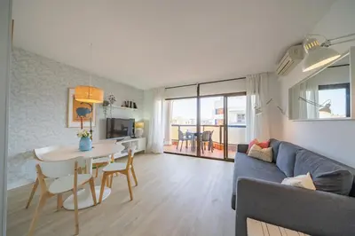 Zona de estar de HomeHolidaysRentals Playamar - Costa Barcelona