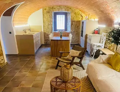 Una cocina o zona de cocina en Casa de pueblo en Palamós