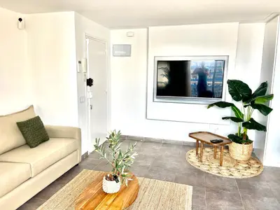 Zona de estar de SeaHomes Vacations - MARINA BOUTIQUE design