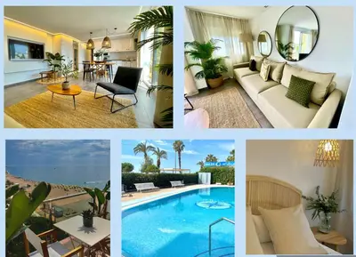 Zona de estar de SeaHomes Vacations - MARINA BOUTIQUE design