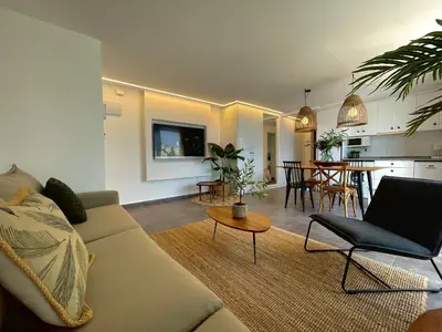 Zona de estar de SeaHomes Vacations - MARINA BOUTIQUE design