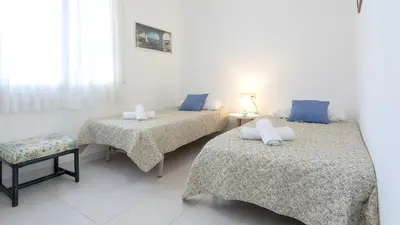 Cama o camas de una habitación en GERANIS