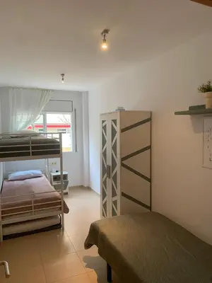 Cama o camas de una habitación en 70m2 Apt 2bedrooms 25m2Terrace, 4Pools, 3min beach
